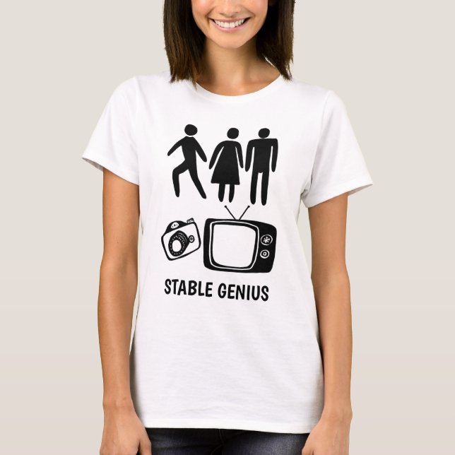 CAMISETA TV STABLE GENIUS (Frente)