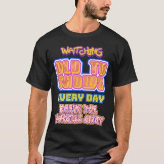 Camiseta TV Televisão Anos 90 Anos 80 Retro amigos