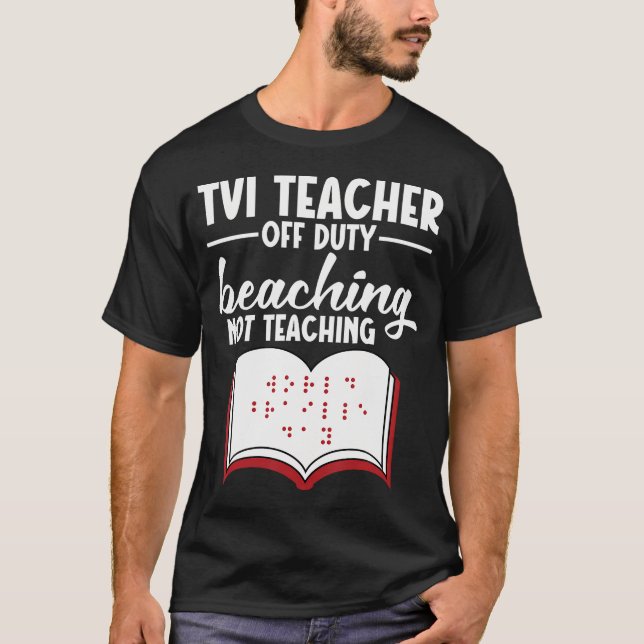 Camiseta Tvi Teacher Appreciation My Heart Visually Impaire (Frente)