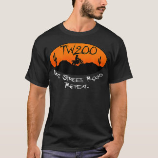 Camiseta TW200 Enduro De Motociclo Fora Da Estrada