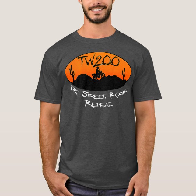Camiseta TW200 Trailway Motorcycle Enduro OffRoad (Frente)