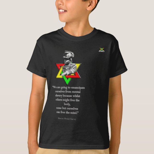 Camiseta Tweaks Clothing - Marcus Mosiah Garvey Quote - Jam (Frente)