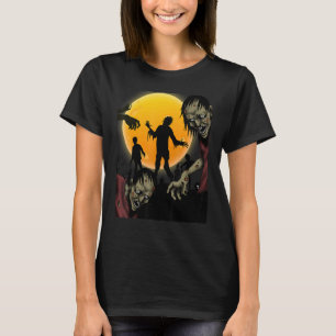 Camiseta TWEAR TEE's Halloween Zombie Morto Walking Scary C