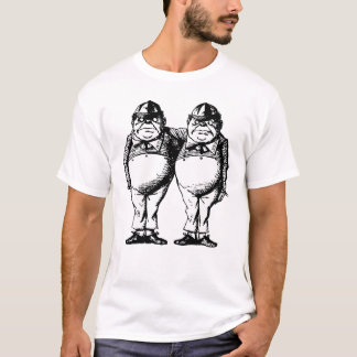 Camiseta Tweedle Dee e Tweedle Dum coberto