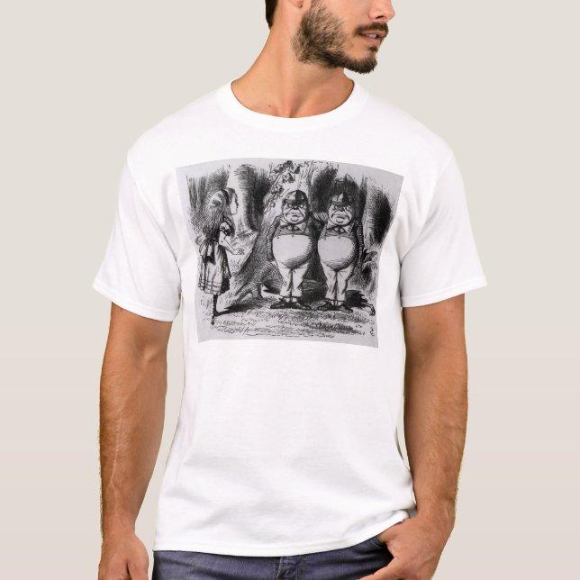 Camiseta Tweedledum e Tweedledee (Frente)