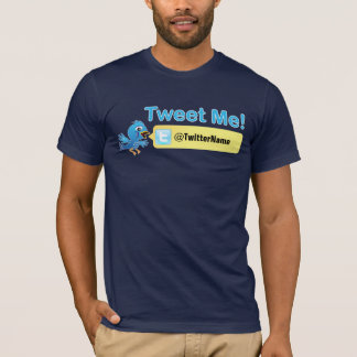 Camiseta Tweet eu! Obtenha mais seguidores. Twitter