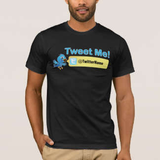Camiseta Tweet eu! Obtenha mais seguidores. Twitter
