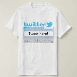 Camiseta Tweet sua própria camisa!