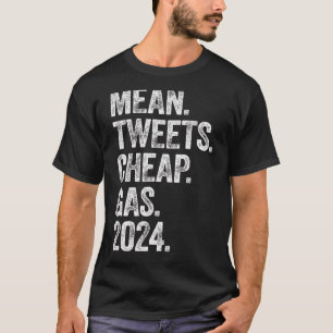 Camiseta Tweets Médios E Retrospectiva De Gás Barato 2024