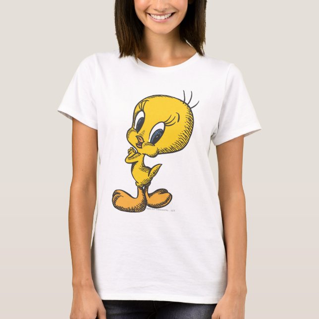 Camiseta TWEETY™ adorável (Frente)