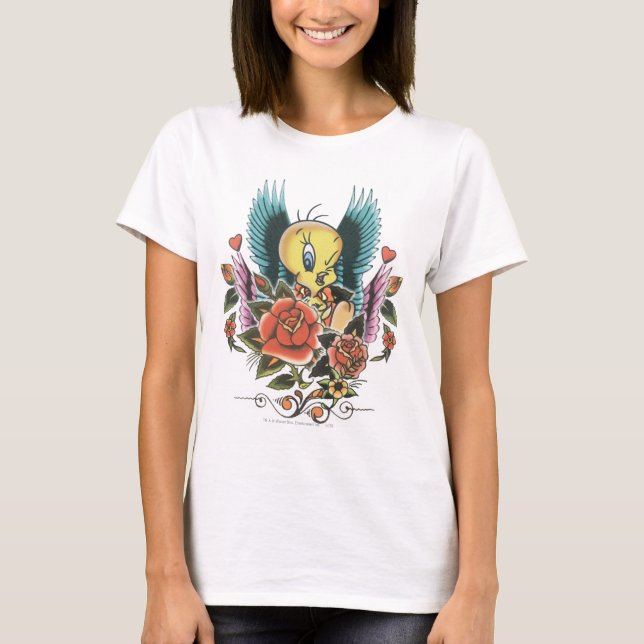 Camiseta Tweety Blue Wings (Frente)
