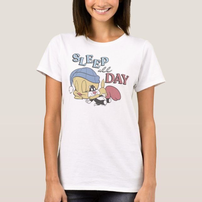 Camiseta TWEETY™ Dormir o Dia Todo (Frente)
