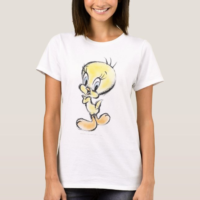 Camiseta Tweety - Mão Concluída (Frente)