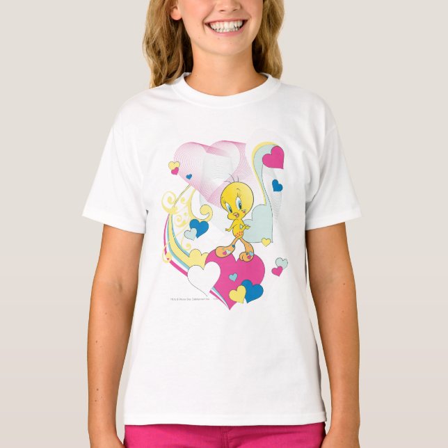 Camiseta TWEETY™ no coração (Frente)