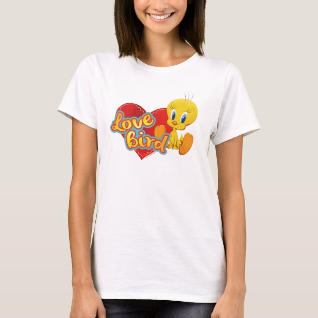Camiseta TWEETY™ - Pássaro Apaixonado (Frente)