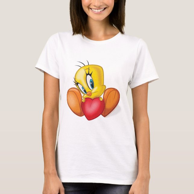 Camiseta TWEETY™ segurando coração (Frente)