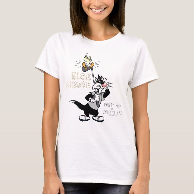 Camiseta TWEETY™ & SYLVESTER™ Golfing - Belo Birdie (Frente)