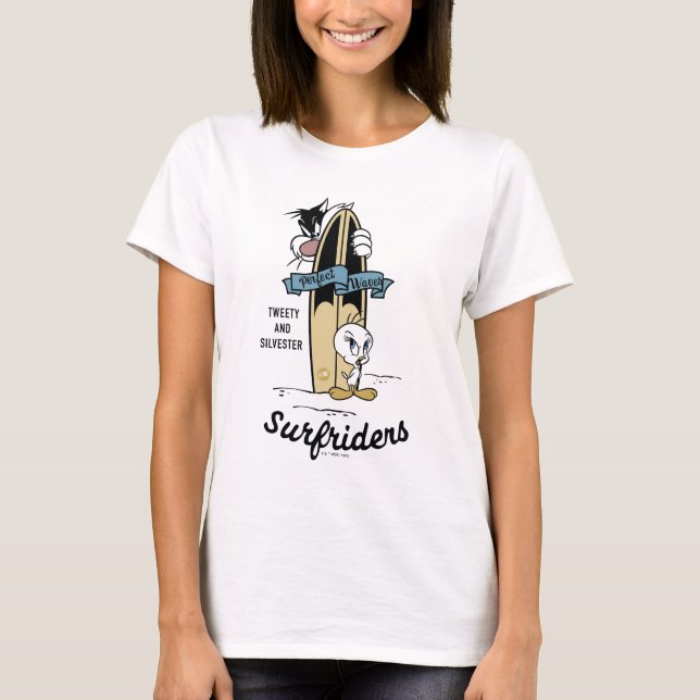 Camiseta TWEETY™ & SYLVESTER™ Surfriders (Frente)