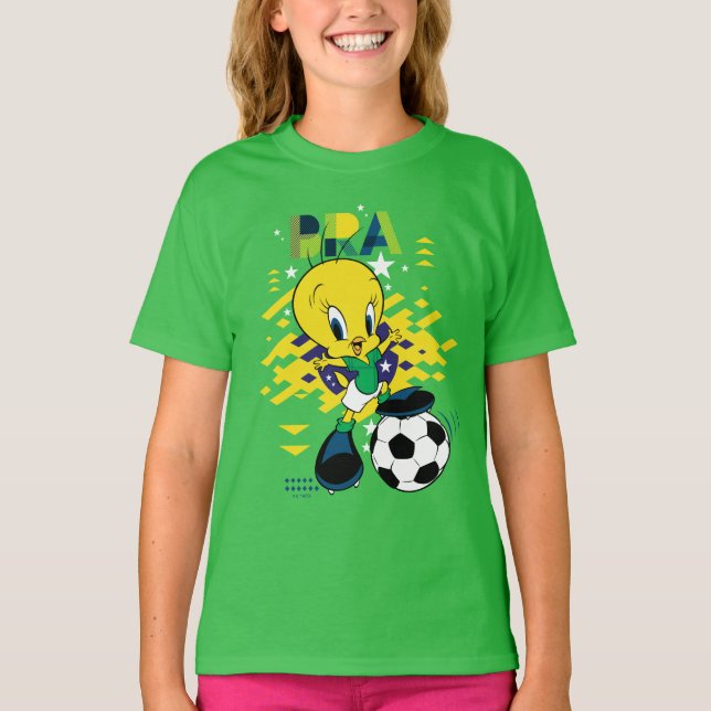 Camiseta TWEETY™ Team Brazil Soccer Graphic (Frente)