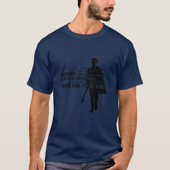 Camiseta Twelfth Doctor Never Fail to Be Kind (Frente)