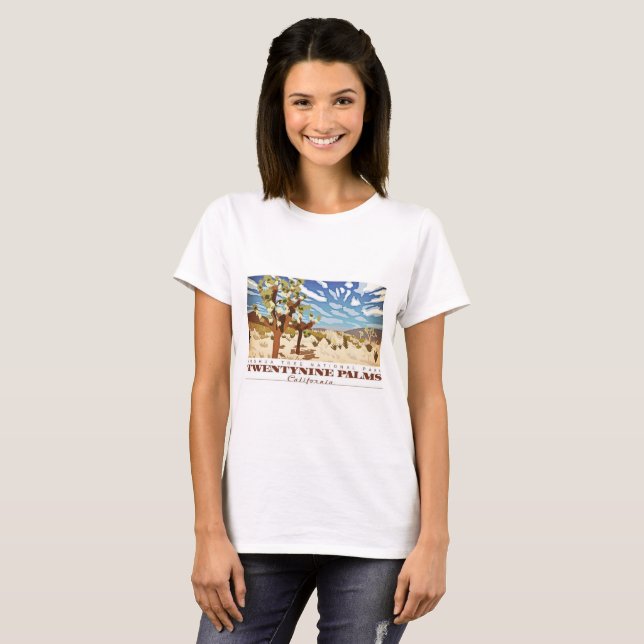 Camiseta Twentynine Palms California (Frente Completa)