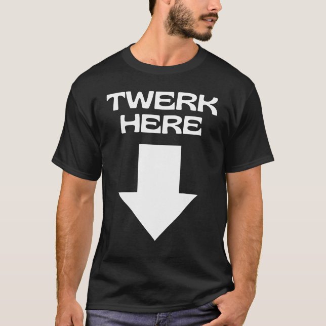 CAMISETA TWERK AQUI (Frente)