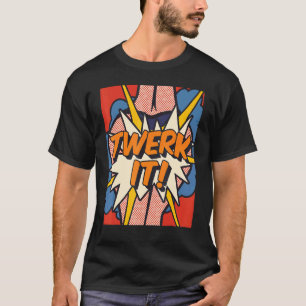 Camiseta Twerk Dance Pop Art Retro 60s Vintage Love Graphic