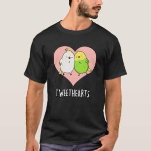 Camiseta Twethearts Brincadeiras Adoráveis Pun Dark BG