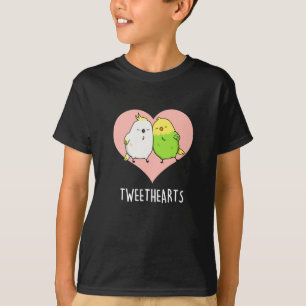 Camiseta Twethearts Brincadeiras Adoráveis Pun Dark BG