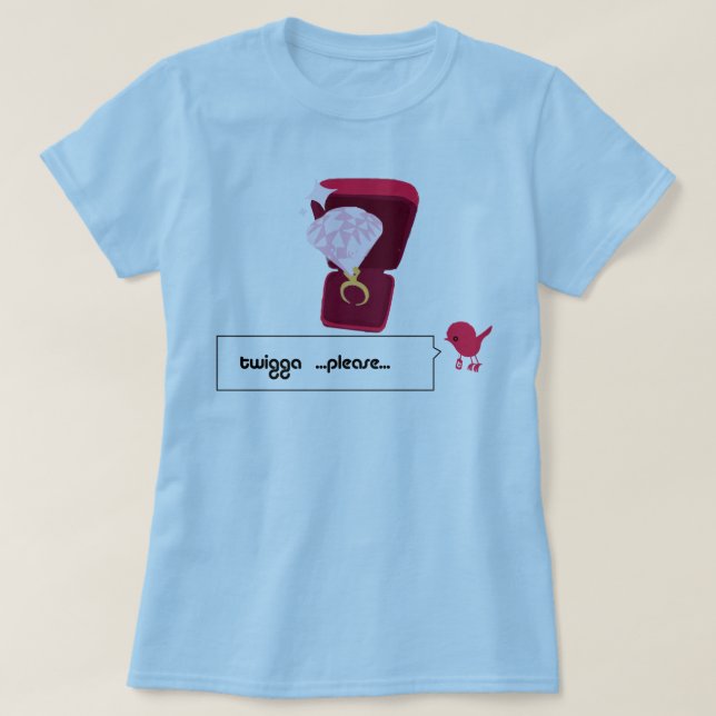 Camiseta Twigga por favor (Frente do Design)