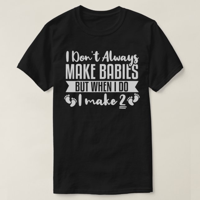 Camiseta Twin Dad  (Frente do Design)