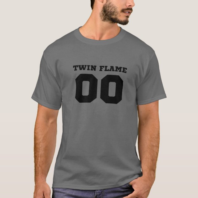 Camiseta TWIN FLAME 00 (Design desportivo) (Frente)