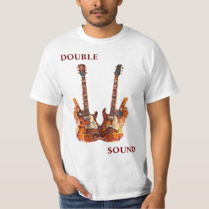 Camiseta Twin Guitar Flame Collage