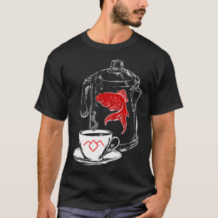 Camiseta Twin Peaks Um Peixe No Percolador Café Vintage