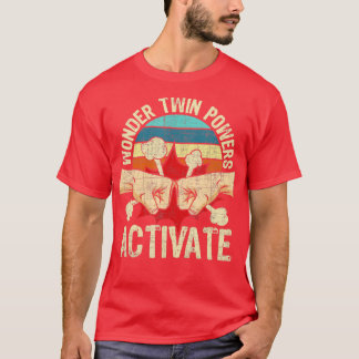 Camiseta Twin Powers Admiráveis Ativam Twins Irmã S