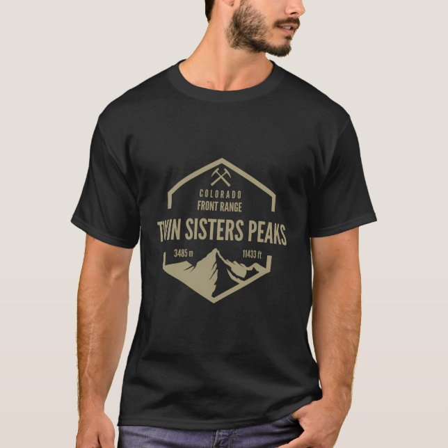 Camiseta Twin Sisters Peaks Colorado (Frente)