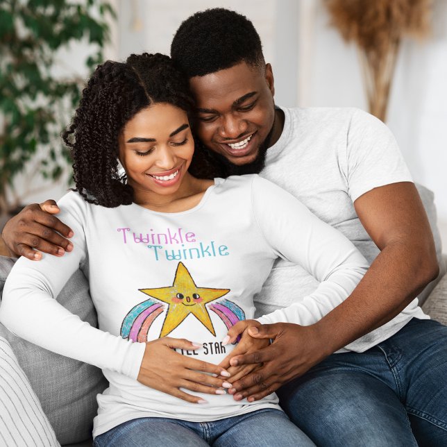 Camiseta Twinkle Twinkle Pequena Estrela (Criador carregado)