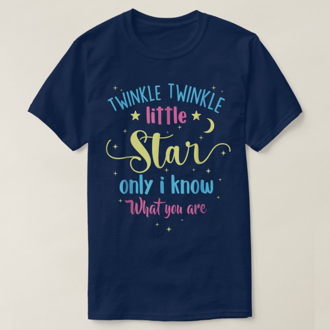 Camiseta Twinkle Twinkle Pequena Festa de Sexo nas Estrelas (Frente do Design)