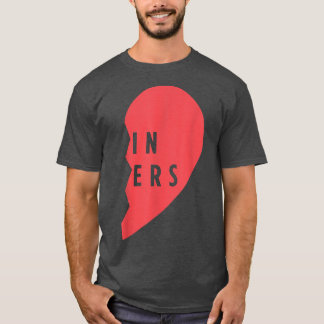 Camiseta Twins Gift - Twin Sisters Heart Matching Shirt Set