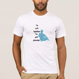 Camiseta Twisted - Engraçado Yoga Tee