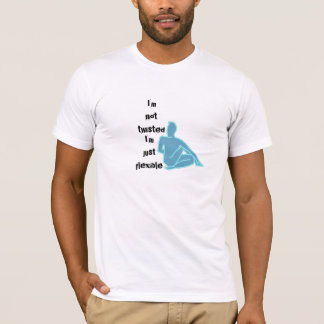 Camiseta Twisted - Engraçado Yoga Tee