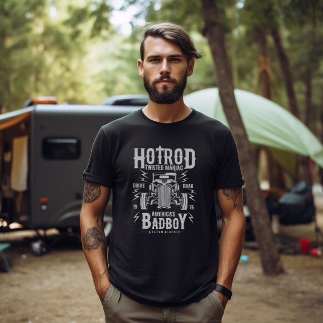 Camiseta Twisted Maniac Hotrod (Criador carregado)