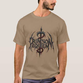 Camiseta Twisted Outline Art Banda Logotipo T-Shirts