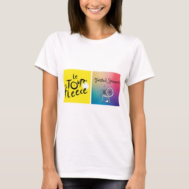Camiseta Twisted Spinners Tour de Fleece T-shirt (Frente)