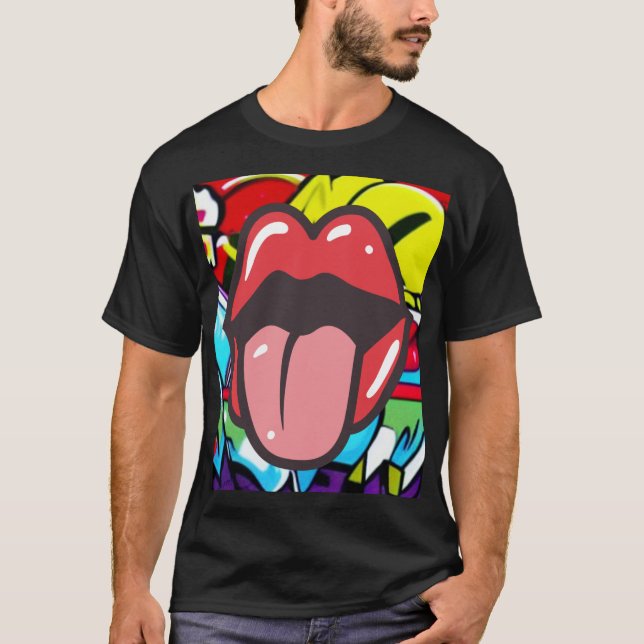 Camiseta Twister da língua (Frente)