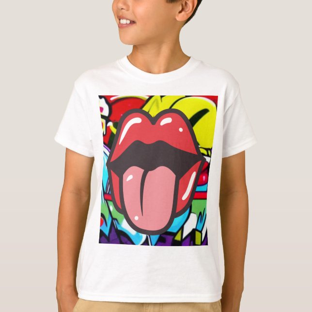 Camiseta Twister da língua (Frente)