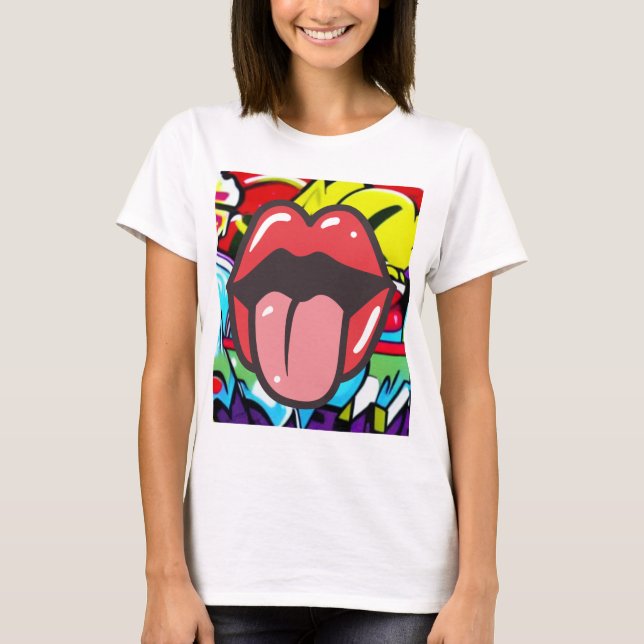 Camiseta Twister da língua (Frente)