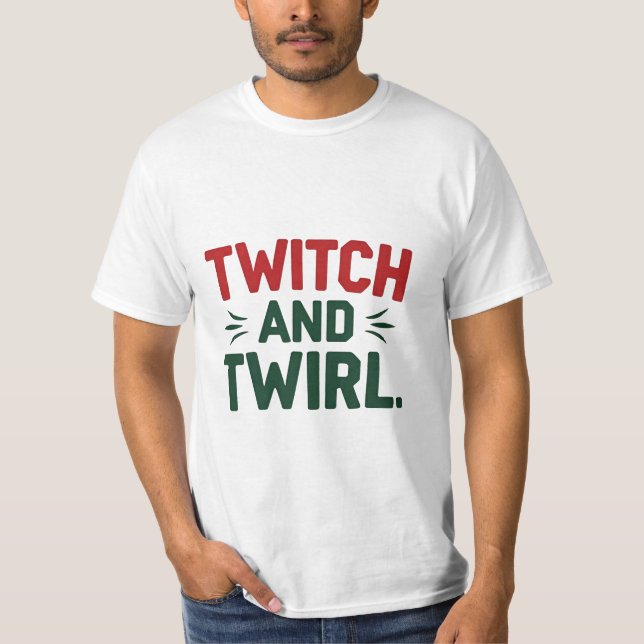 Camiseta Twitch e Twirl Dance Vibes (Frente)