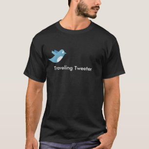 Camiseta Twitter de viagem do divertimento do Twitter
