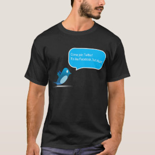 Camiseta Twitter estúpido